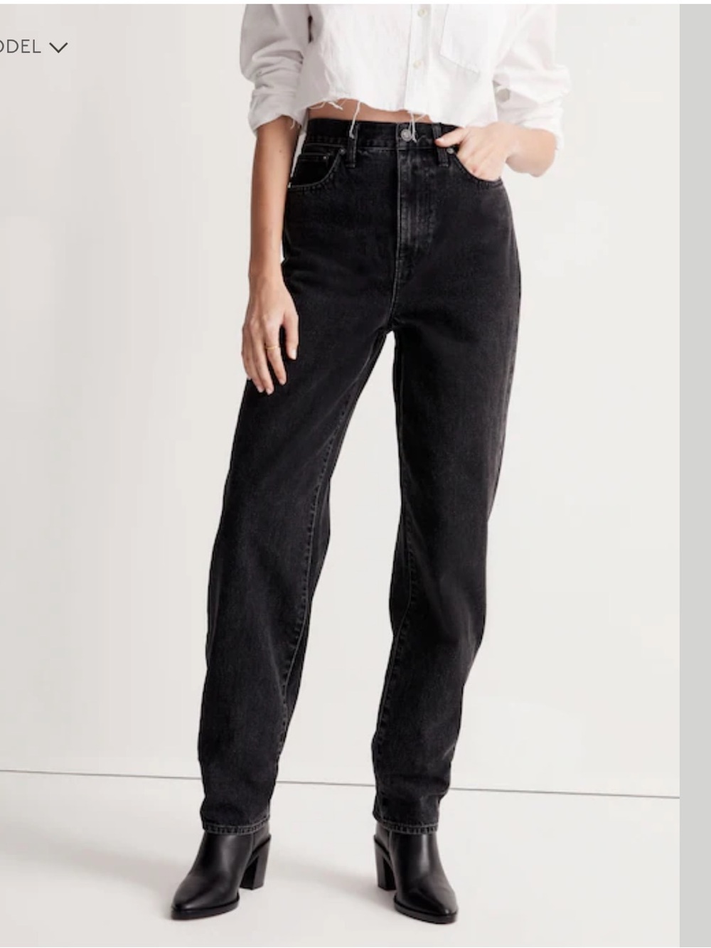 Madewell Baggy Straight Jeans 26